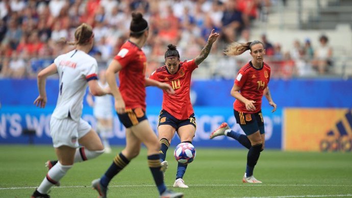 Jennifer Hermoso anota l'1-1 contra els EUA en el Mundial de Frana