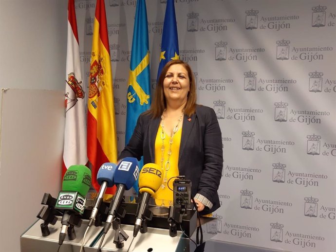 Marina Pineda, portavoz de la Junta de Gobierno del Ayuntamiento de Gijón