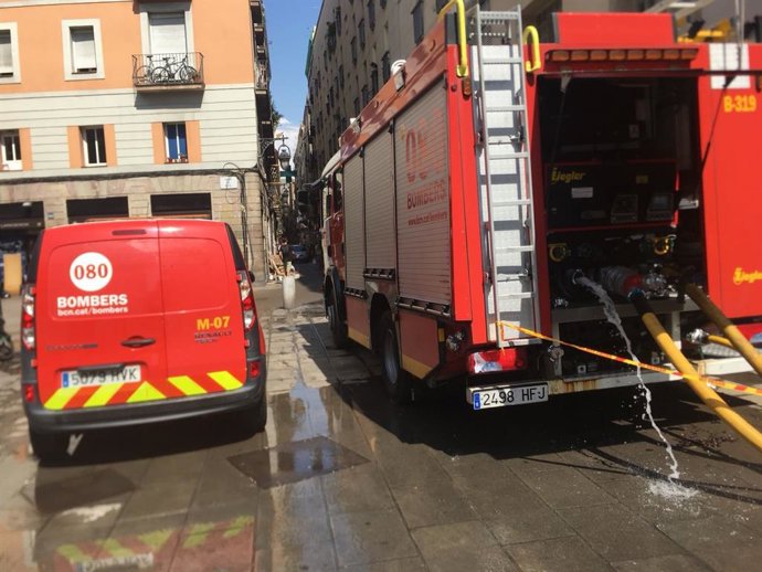 Camió dels Bombers de Barcelona (recurs)