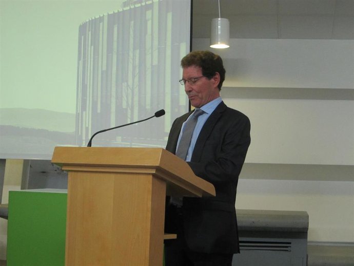 El presidente del Tribunal de Garantías, Argimiro Rojo, durante su intervención