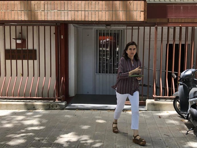 La portavoz del Colegio Mayor Bonaigua, Ció Patxot