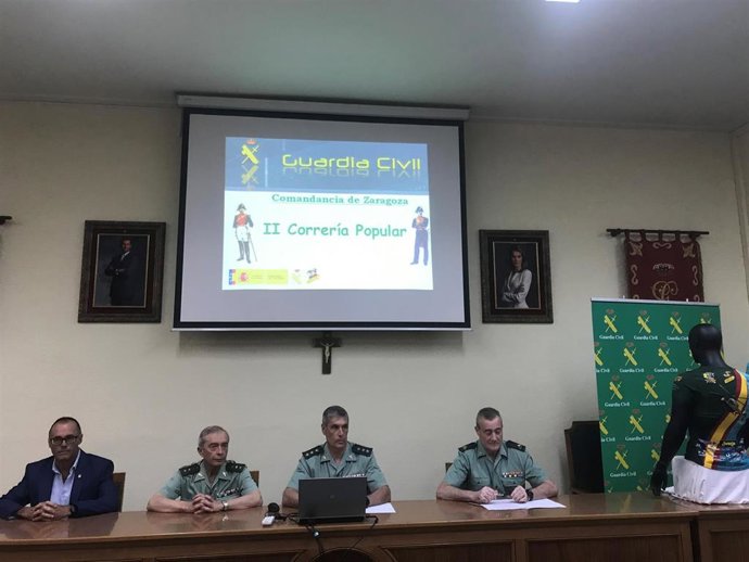 Presentacion de la II Correría de la Guardia Civil Zaragoza