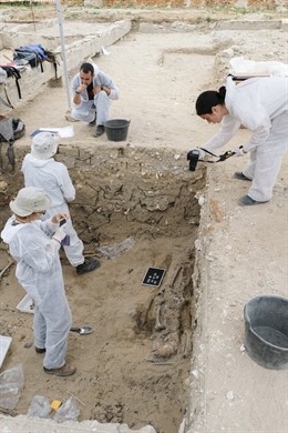Trabajos en el Cementerio de San José de Cádiz