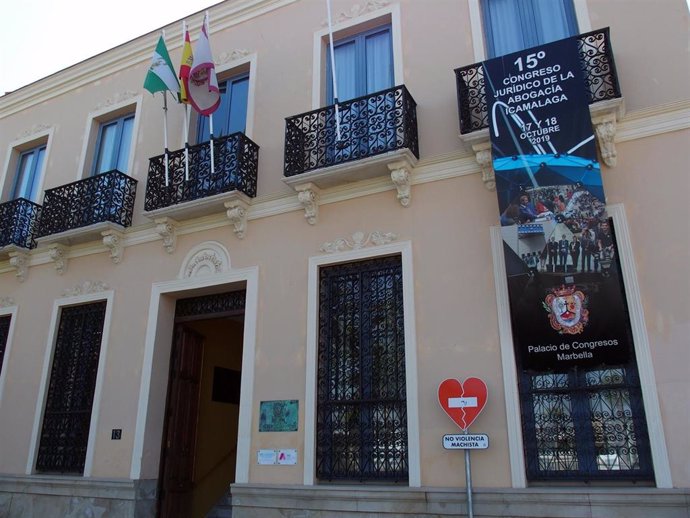 Fachada sede del Colegio de Abogados de Málaga