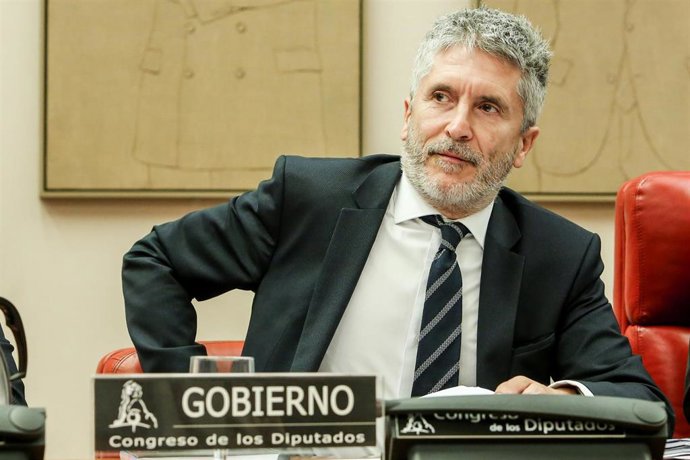 El ministro del Interior, Fernando Grande-Marlaska, comparece en Comisión de Interior en el Congreso de los Diputados. 