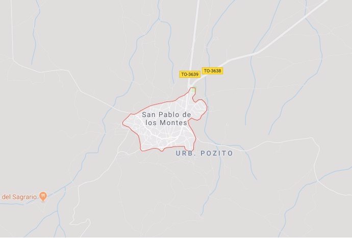 Imagen de San Pablo de los Montes en Google Maps