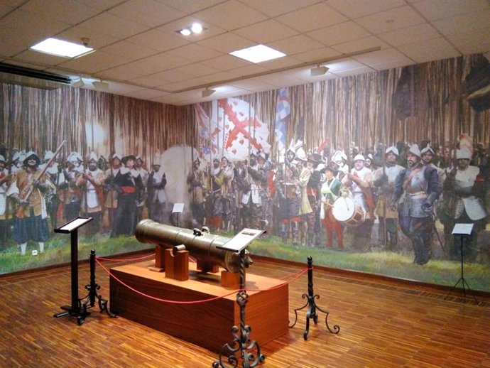 Cañón 'pedrero' datado en 1679