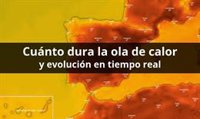 Cuánto dura la ola de calor y evolución en tiempo real sobre España