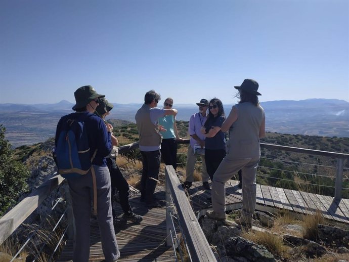 Visita de evaluadoras de la Unesco al Geoparque de Granada