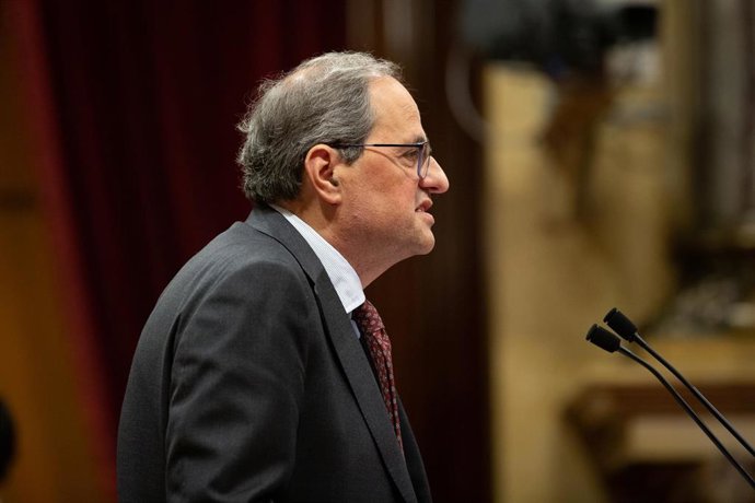 El presidente de la Generalitat,  Quim Torra