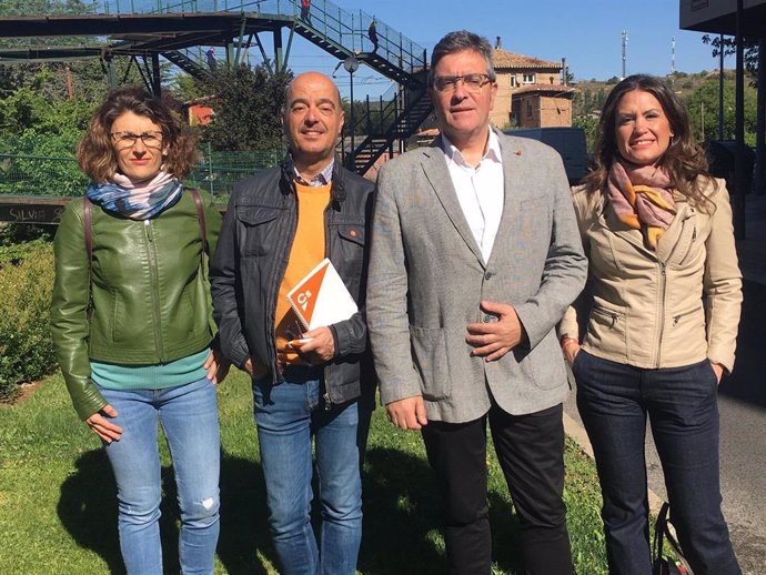 Los cuatro concejales de Ciudadanos en Logroño.