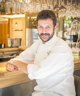 Iván Cerdeño, director de cocina del restaurante "Cigarral del Ángel"