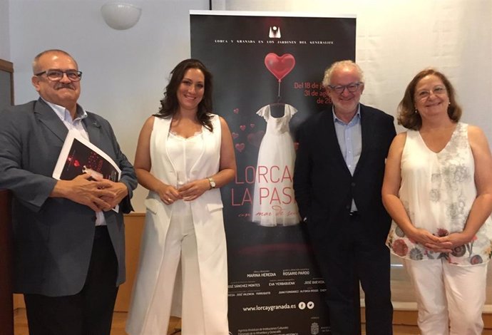 Presentación en Madrid del espectáculo 'Lorca y la pasión', de Marina Heredia.