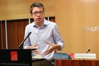 Errejón vuelve a tender la mano a Ciudadanos y les insta a "abandonar la soberbia y negociar"