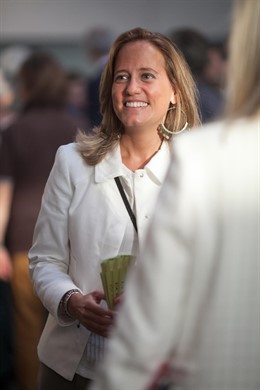 Teresa Cardona, en el 50 aniversario del colegio Canigó