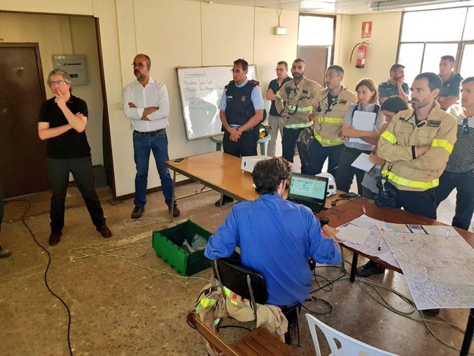 El conseller Miquel Buch, en La Torre de l'Espanyol