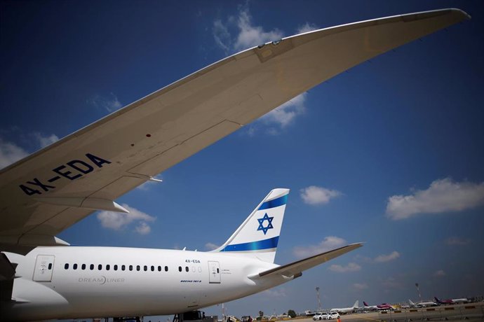 Aviones de la compañía El Al en el aeropuerto de Ben Gurión, en Israel