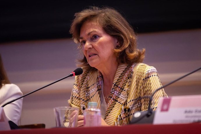 Carmen Calvo intervé en la inauguració del 2nd Women Business & Justice European Forum (Icab)