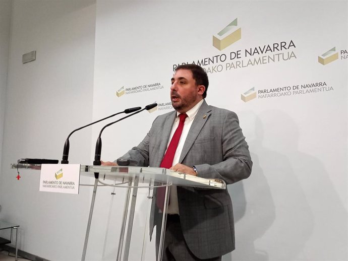 Unai Hualde, presidente del Parlamento de Navarra.