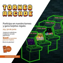 Los Arcos se convierte este fin de semana en un 'Salón Arcade' con distintos torneos para jugar en familia