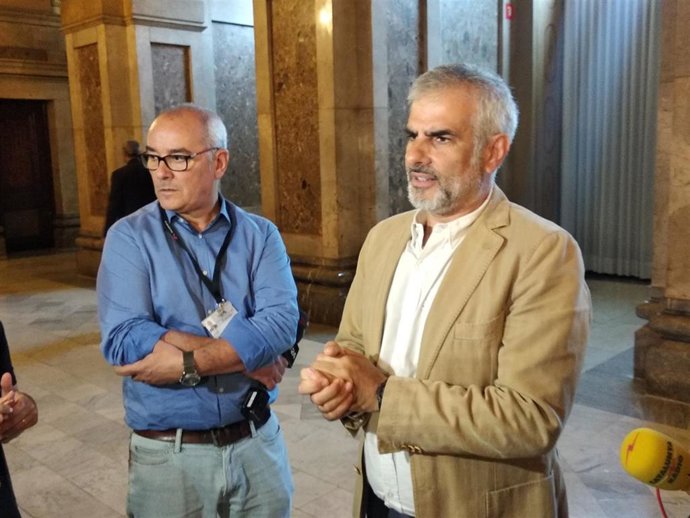 El líder de Cs en el Parlament, Carlos Carrizosa