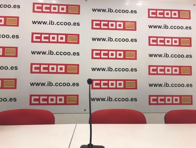 Imagen de recurso de CCOO, sala de prensa, archivo