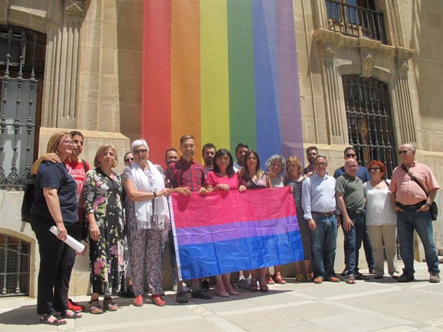 Acto conmemorativo del Día Internacional del Orgullo Lgtbiq celebrado en la Diputación.