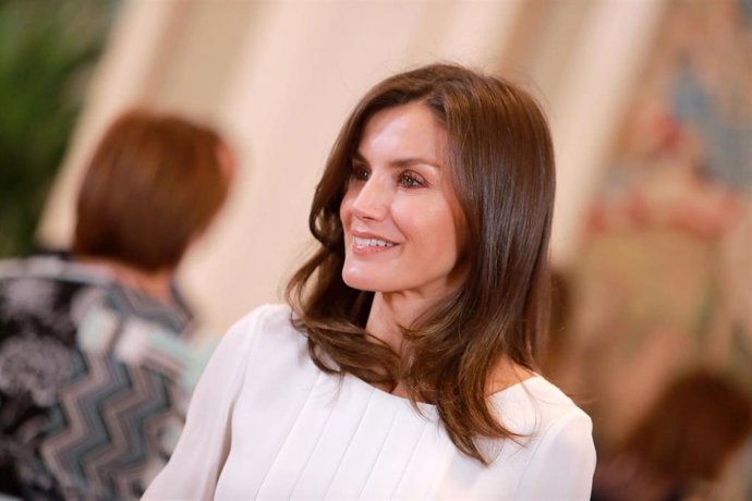 La Reina Letizia en las audiencias de la Zarzuela