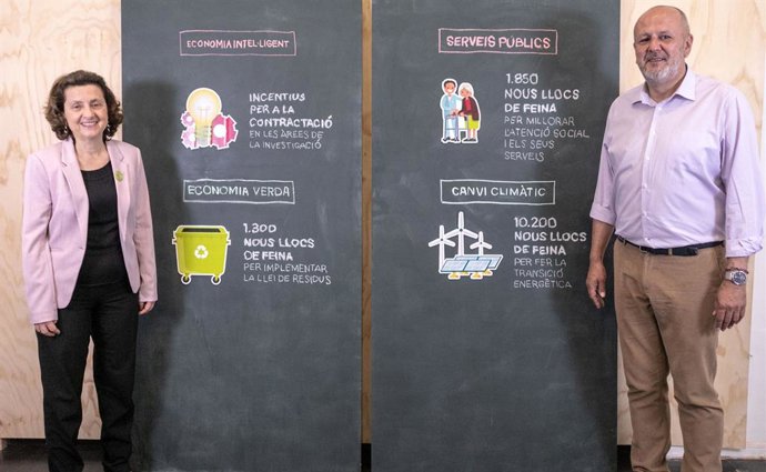 Miquel Ensenyat y Fina Santiago, de MÉS