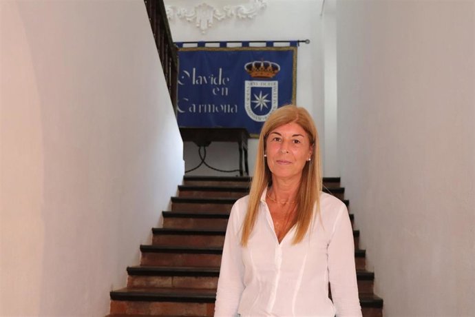 Maribel Hidalgo, trabajadora social en los cursos de verano de la UPO en Carmona (Sevilla)