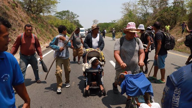 Migrantes centroamericanos en México