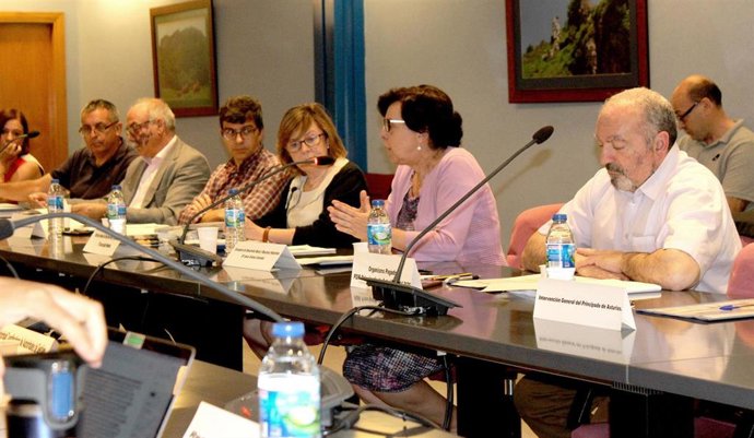 La consejera María Jesús Alvarez en la runión de seguimiento del Programa de Desarrollo Rural