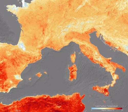 Ola de calor sobre Europa de junio de 2019