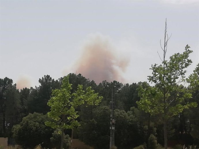 Incendio en Villar de Olalla