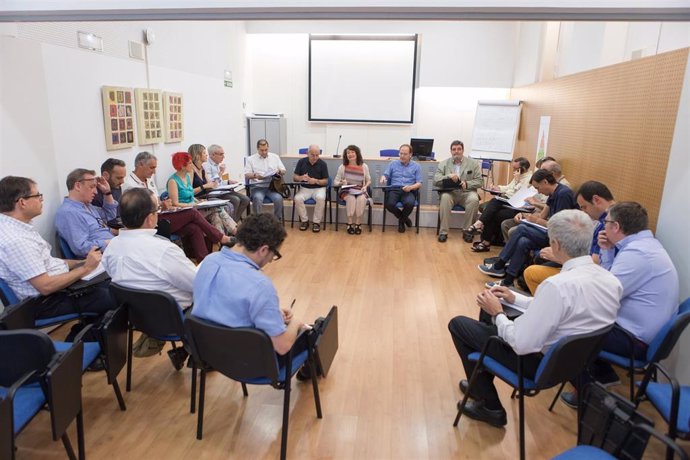 Reunión del gabinete de crisis por la ola de calor en Navarra.