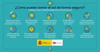 Decálogo de Sanidad para tomar el sol de forma segura y usar bien las cremas protectoras