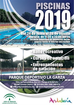 Oferta de actividades en el Parque Deportivo La Garza.