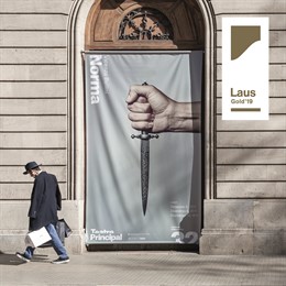 Foto de la campanya de comunicació de la 32 Temporada d'pera del Teatre Principal de  Palma