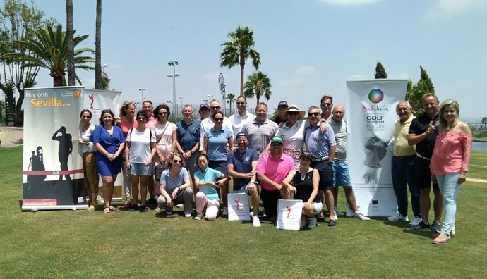 Una veintena de operadores internacionales especializados en golf visitan Sevilla