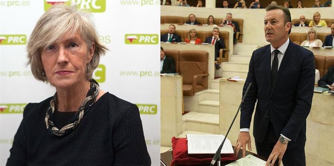 Marina Lombó, próxima consejera de Educación y Turismo, y Guillermo Blanco, nuevo responsable de Medio Rural, Ganadería, Pesca y Medio Ambiente