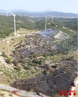 Incendi a la Ribera d'Ebre