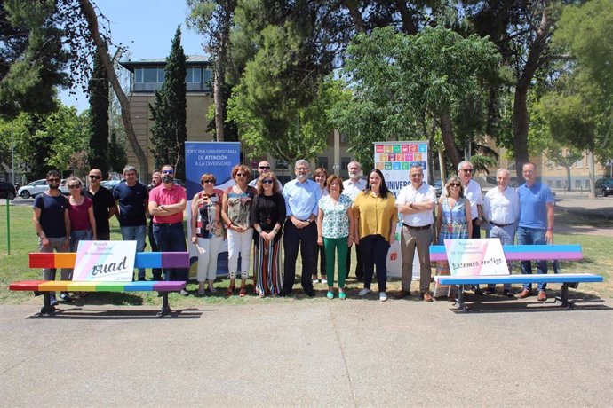 Gobierno de Aragón y Universidad de Zaragoza celebran el día del Orgullo LGTBIQ+