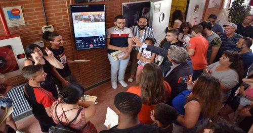 Inauguración del proyecto tecnológico desarrollado por los jóvenes del programa 'Club de Inventores' de Fundación Secretariado Gitano