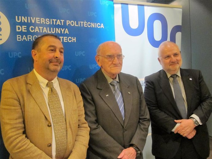 Francesc Torres (UPC), Gabriel Ferraté y Josep A.Planell