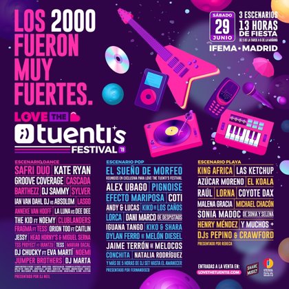 Los festivales Love The Tuenti's, Playa Mix y Río Babel llegan este mes a  Feria de Madrid