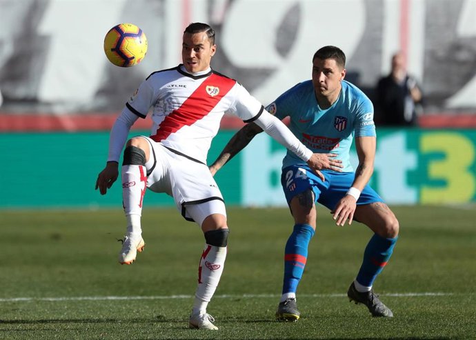 Raúl de Tomás y Giménez en un Rayo-Atleti