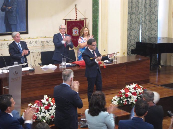 Miguel Angel Gallardo, elegido presidente de la Diputación de Badajoz