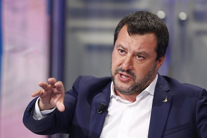 El viceprimer ministro y ministro del Interior de Italia, Matteo Salvini