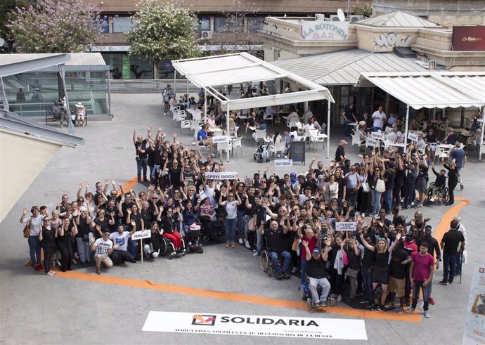 COMUNIDAD VALENCIANA.-Alicante.- Plataformas y entidades sociales animan a marcar la X solidaria para superar los 8 millones de 2018