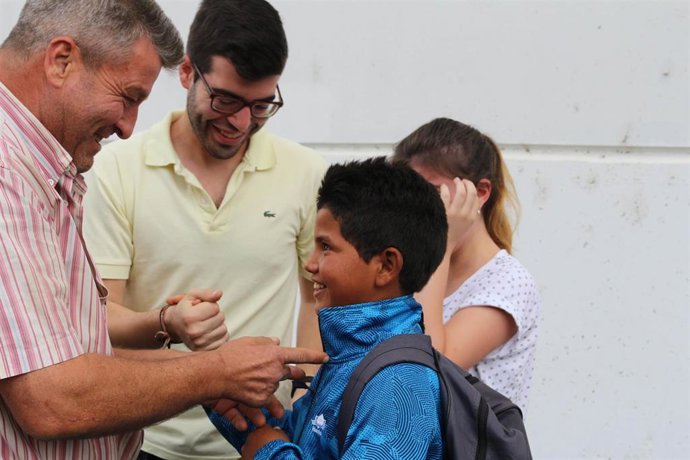 Llegan a Huelva los niños saharauis del programa 'Vacaciones en Paz'